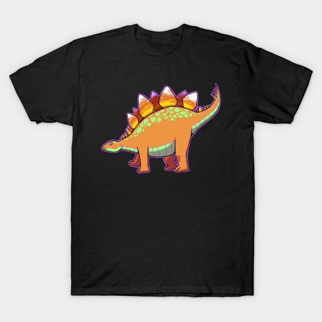 Halloween Stegosaurus T-Shirt by Khelekmir